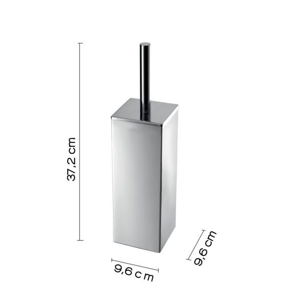 Купить gedy teseo, напольный металлический ёрш, цвет хром оптом