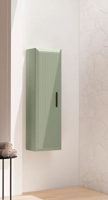 Купить visobath delta, пенал 34.5 см, 1 распашная дверь, цвет кварцевый матовый лак (quarzo) оптом