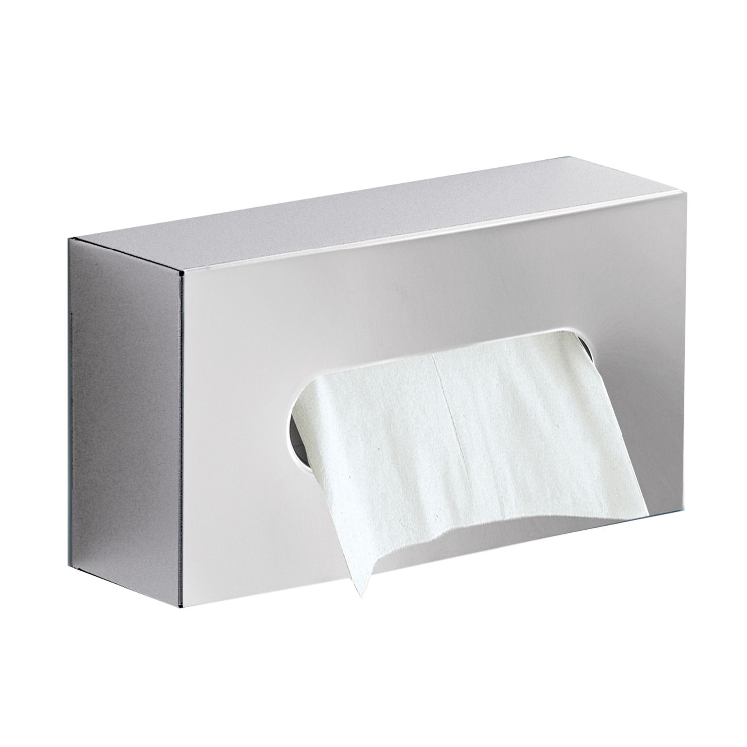 Купить gedy, прямоугольная емкость для бумажных салфеток, цвет зачищенный хром оптом