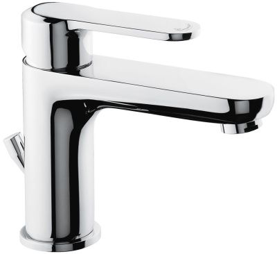 Купить смесители Emmevi Nefer, однорычажный смеситель для раковины (излив 12 см), с донным клапаном, цвет брашированный никель оптом