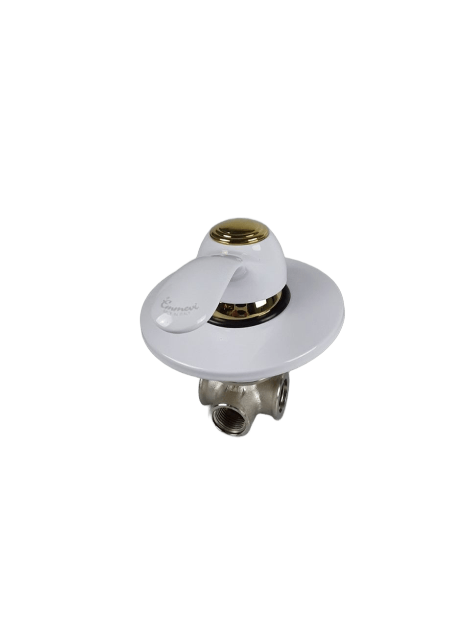 Купить смесители Emmevi Harmony, однорычажный встраиваемый смеситель для душа, цвет белый-золото оптом
