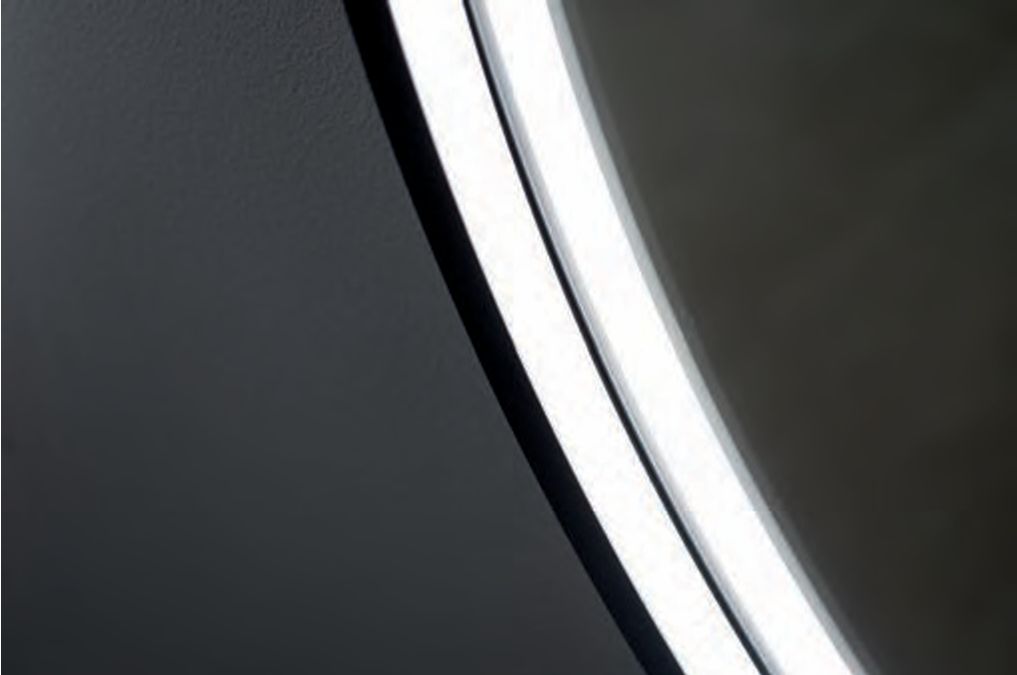 Купить xpertials noa redondo, зеркало ø80 см, 1 датчик: led подсветка с регулировкой яркости, профиль брашированное золото оптом