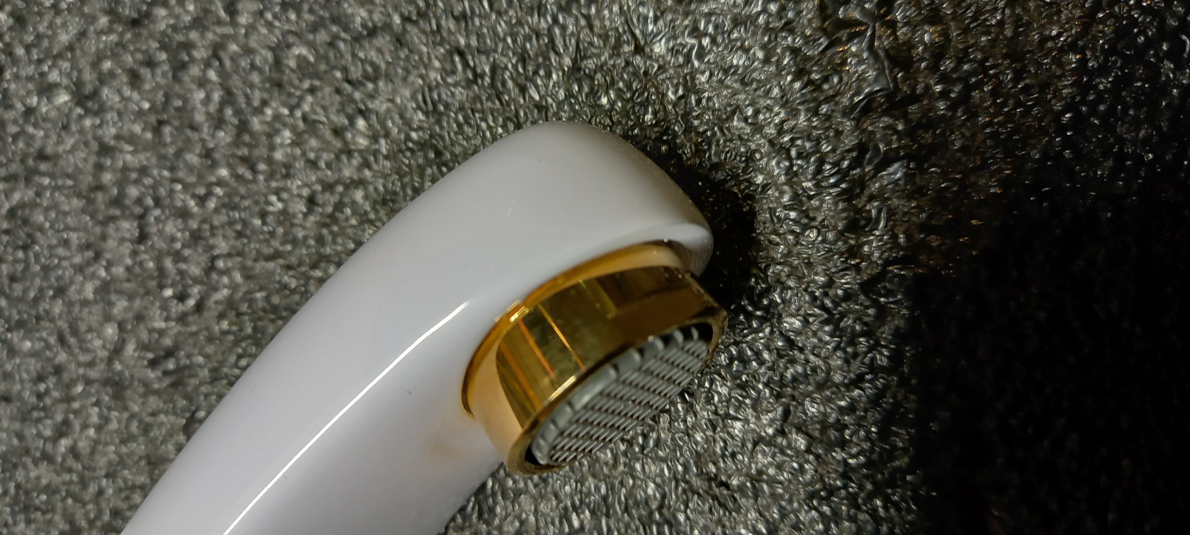 Emmevi Tiffany, 6095-8/BO, однорычажный кухонный смеситель (поворотный излив 22 см), без донного клапана, цвет белый/золото  