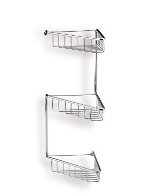 Купить stil haus, решётка в ванную угловая 3-х уровневая, высота 54 см, цвет золото оптом