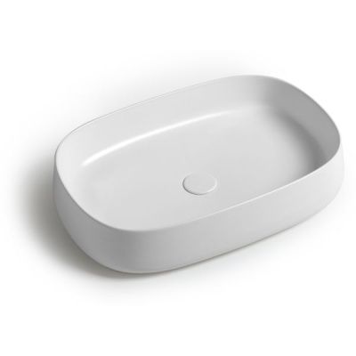 Купить white ceramic jumper, накладная прямоугольная раковина 60x40x13h см в комплекте с донным клапаном, цвет белый глянцевый оптом Купить white ceramic jumper, накладная прямоугольная раковина 60x40x13h см в комплекте с донным клапаном, цвет белый глянцевый оптом