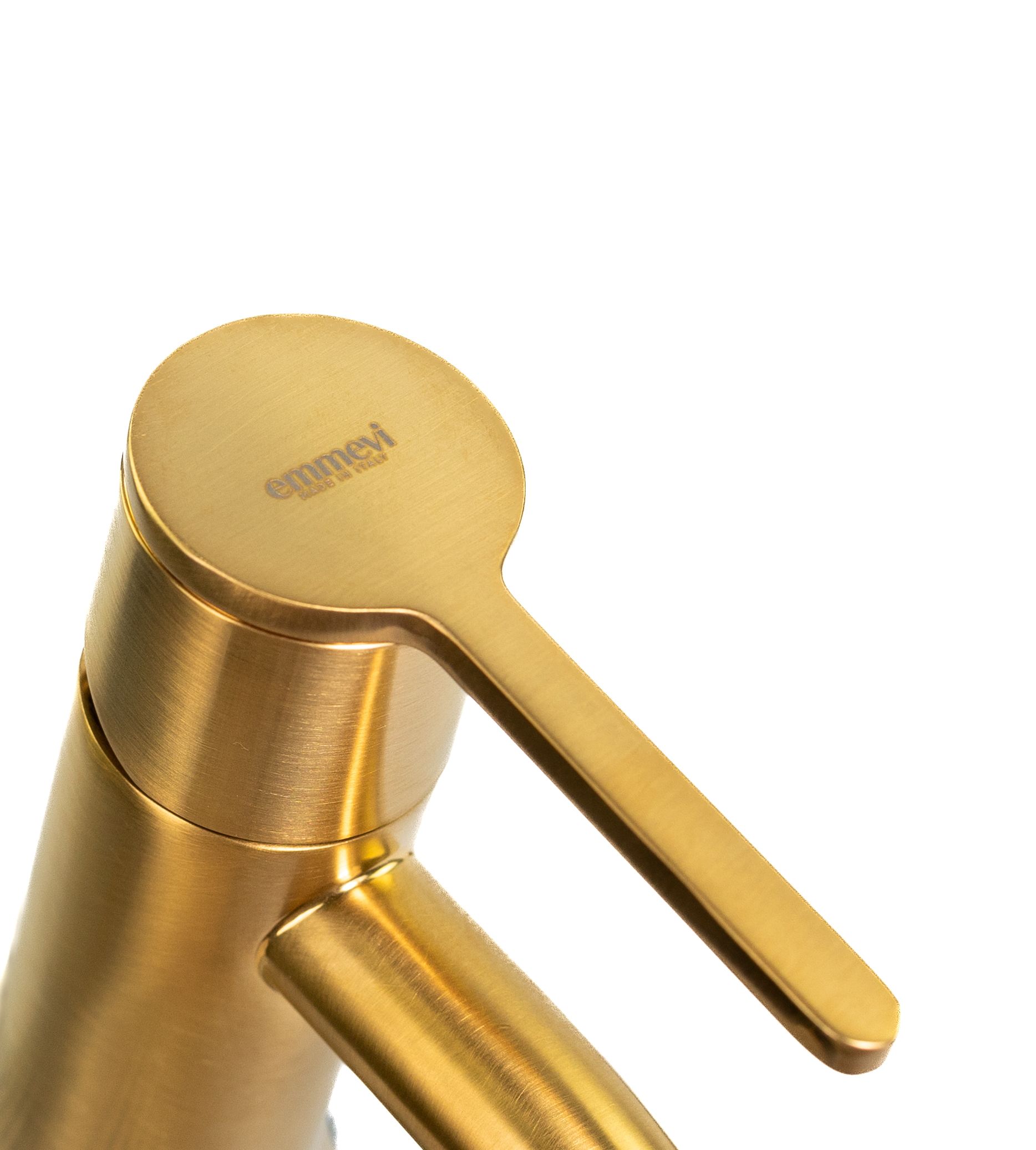 Купить смесители Emmevi Filobrass, однорычажный смеситель для биде с донным клапаном click-clack, цвет брашированное золото оптом Купить смесители Emmevi Filobrass, однорычажный смеситель для биде с донным клапаном click-clack, цвет брашированное золото оптом