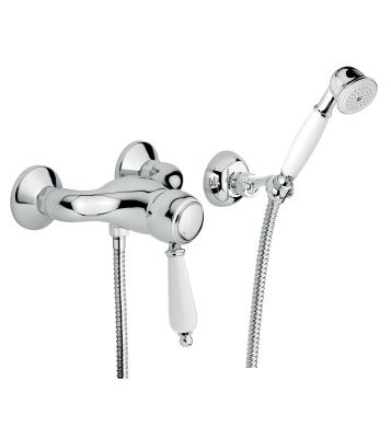 Купить смесители Emmevi Laguna, однорычажный смеситель для душа, с набором для душа, цвет бронза оптом