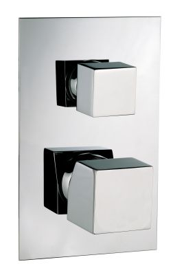 Купить смесители Emmevi Gea, однорычажный встраиваемый смеситель для душа, с дивертером на 2 выхода, цвет хром оптом