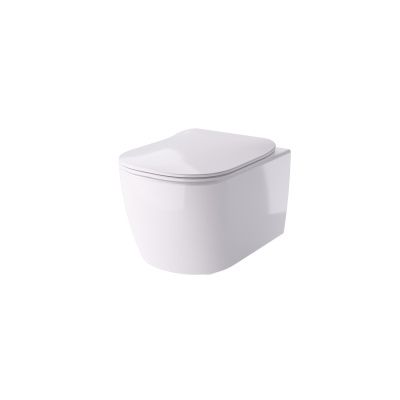 Купить hidra faster mini, подвесной безободковый унитаз c крепежом, 48x36,5 см, цвет белый матовый оптом Купить hidra faster mini, подвесной безободковый унитаз c крепежом, 48x36,5 см, цвет белый матовый оптом