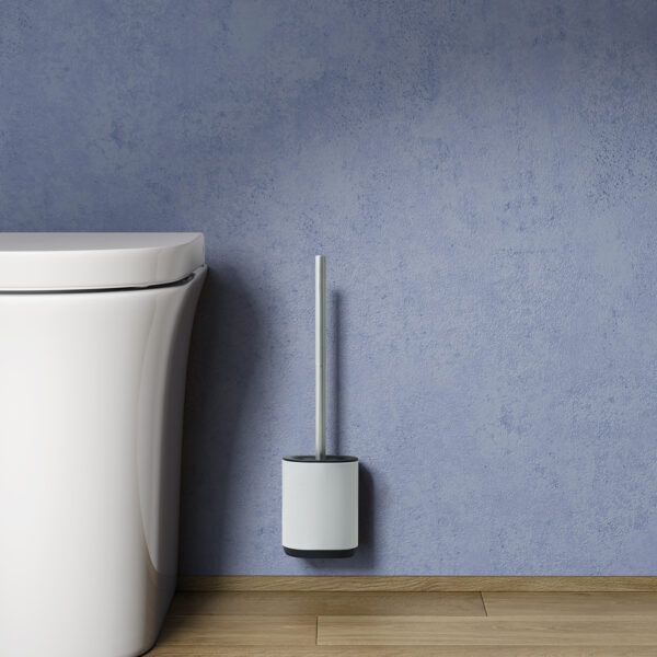 Купить gedy biagio, напольный (настенный) ёрш с насадкой-скребком, цвет белый оптом