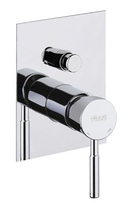 Купить смесители fiore xenon, однорычажный встраиваемый смеситель для душа на 2 потребителя, цвет черный матовый оптом