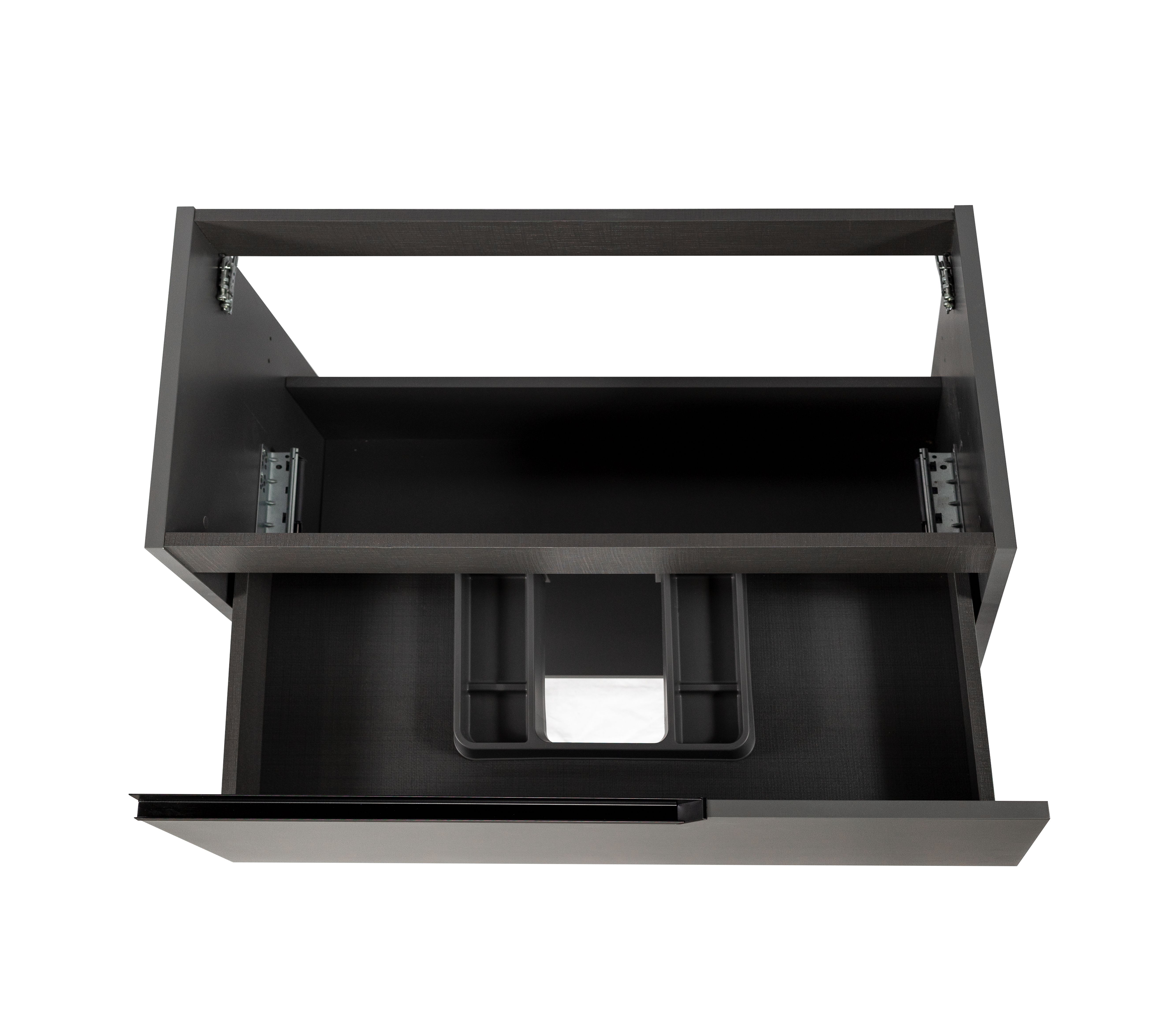 Купить visobath eleven, тумба 100 см, 1 ящик и 1 открытая полка, цвет пепельный матовый лак (ceniza) оптом