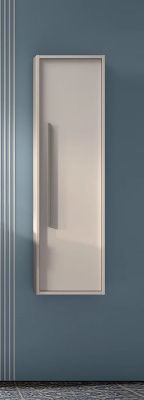 Купить visobath aqua, пенал 34.5 см, 1 распашная дверь, цвет бежевый матовый лак (cotton) оптом