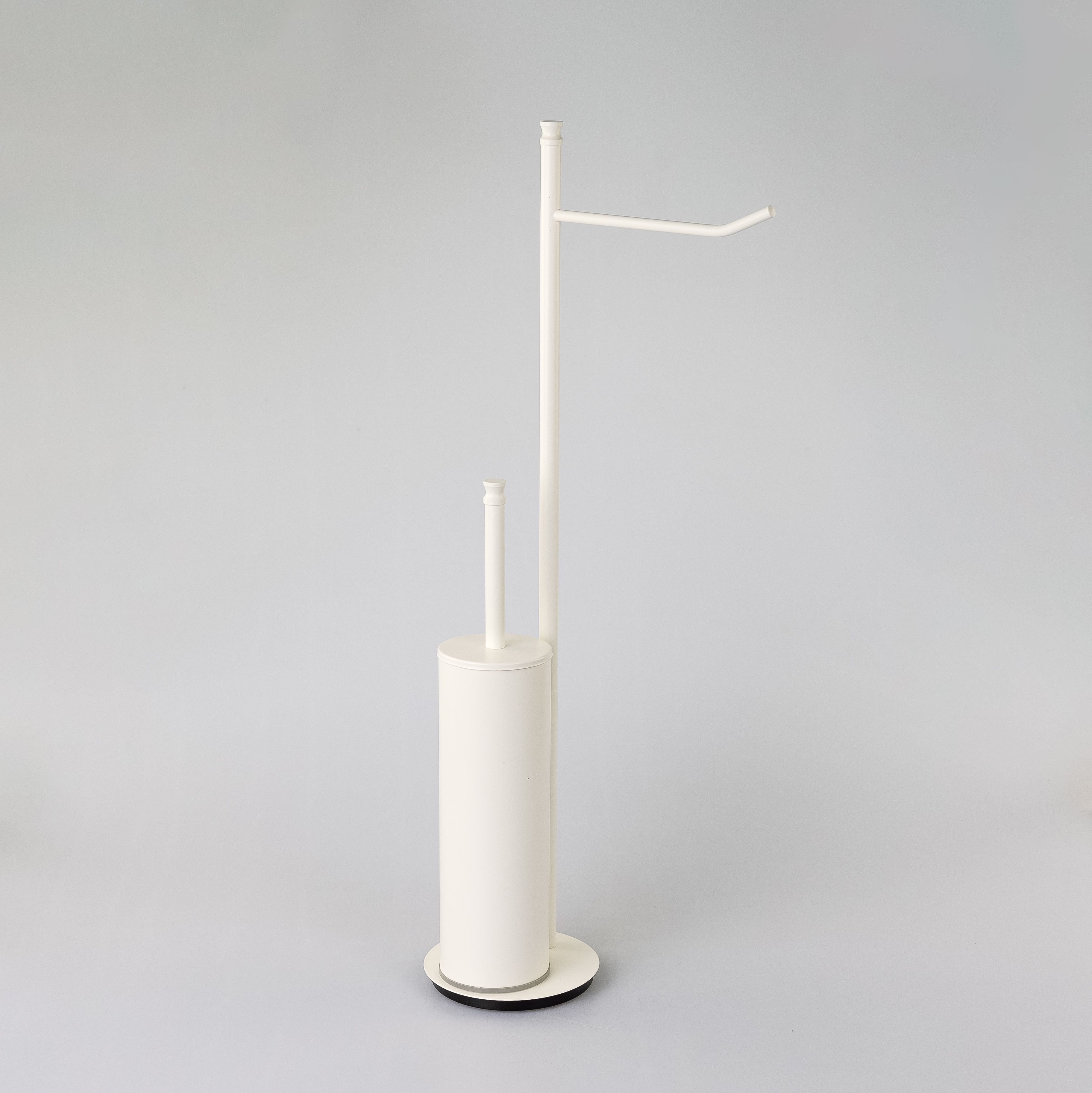 Купить stil haus hashi, стойка h63 см: бумагодержатель/ерш металлический, цвет белый матовый оптом Купить stil haus hashi, стойка h63 см: бумагодержатель/ерш металлический, цвет белый матовый оптом