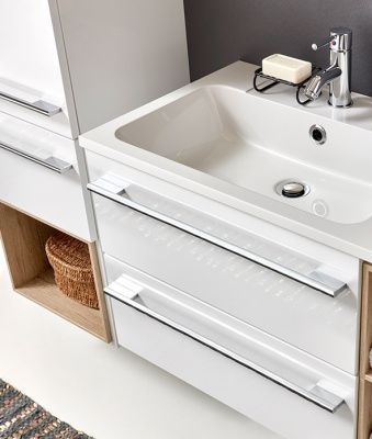 11011_18 MARLIN BAD 3250_80cm_Weiss Glanz_Eiche Struktur Nachbildung3