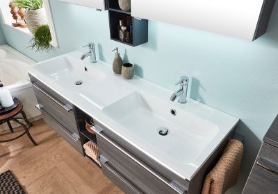 10910_18 MARLIN BAD 3250_140cm_Kastanie Graphit Nachbildung_Anthrazit Seidenglanz