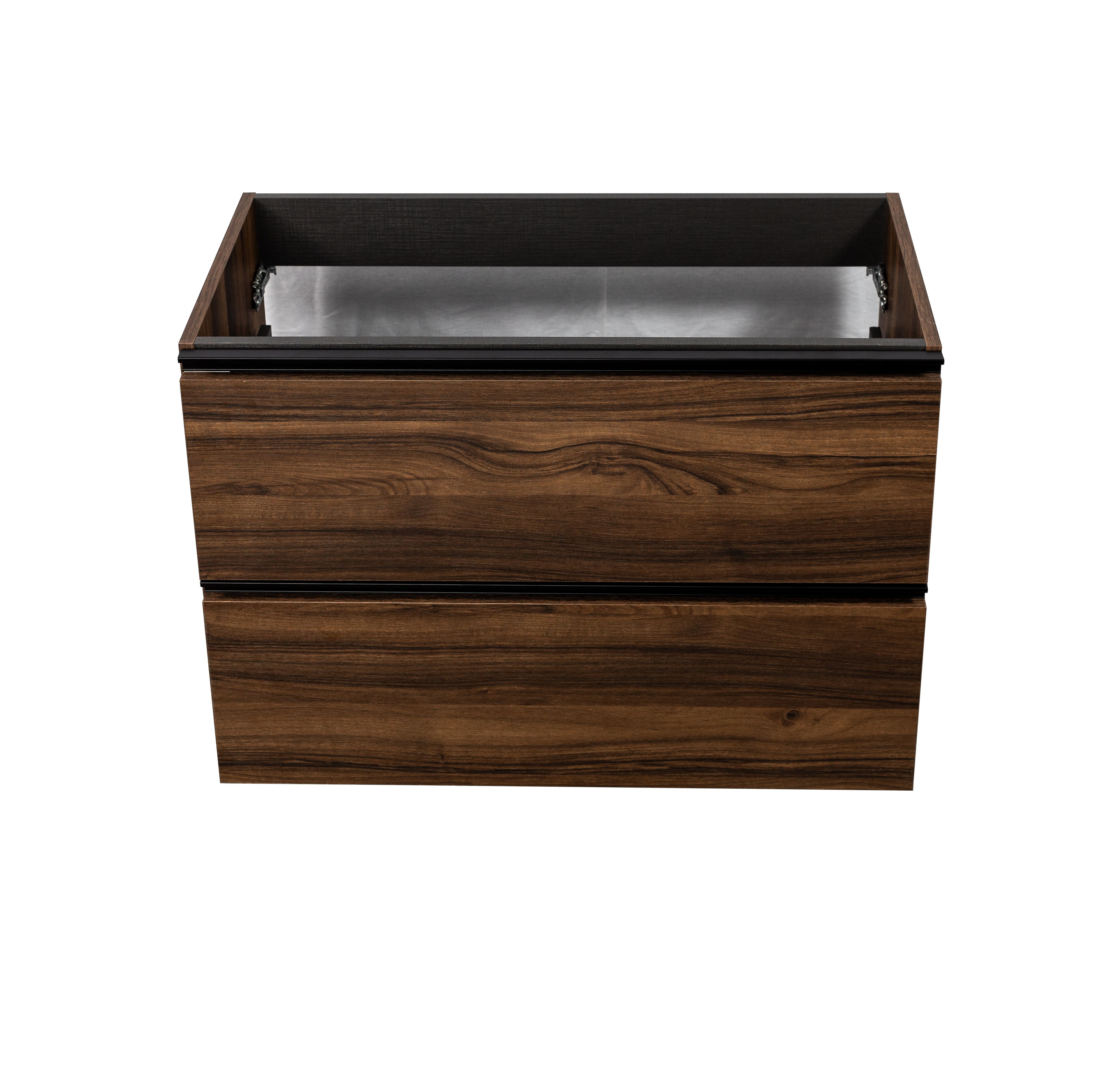 Купить visobath granada, тумба 120 см, 2 ящика c черными ручками, цвет орех (valenti) оптом