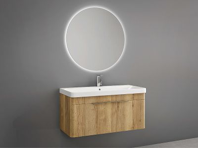 Купить комплект мебели ibx round, 800 мм, цвет белый глянцевый лак оптом Купить комплект мебели ibx round, 800 мм, цвет белый глянцевый лак оптом