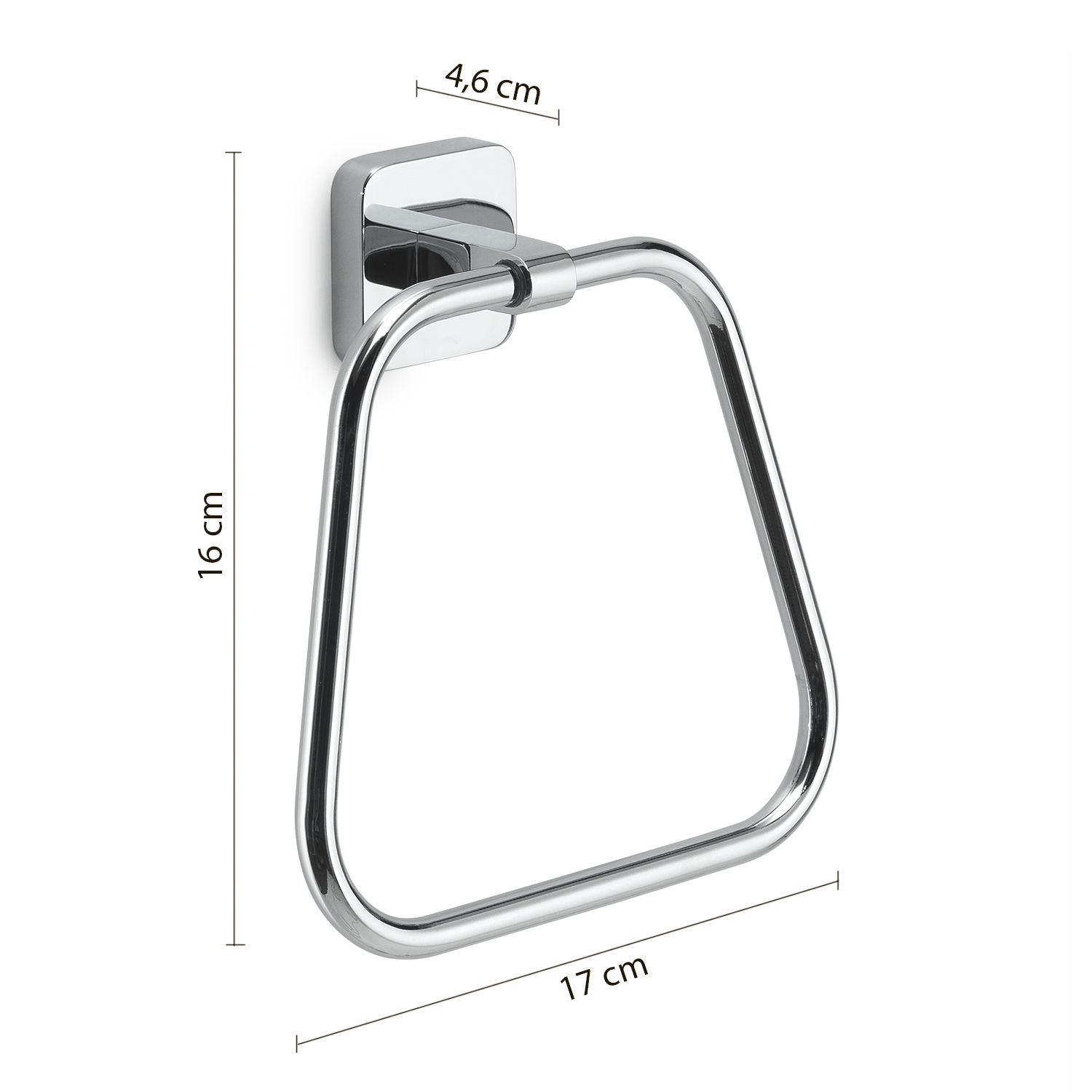Купить gedy tonga, полотенцедержатель - кольцо, цвет хром оптом