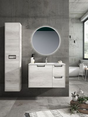 Xpertials Saser, зеркало Ø80 см, 1 датчик: LED подсветка с регулировкой яркости