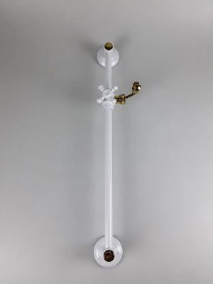 Купить emmevi, классическая штанга с держателем для комплекта c02541, цвет белый-золото оптом