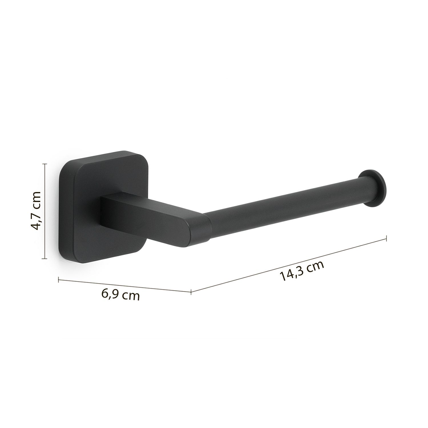 Купить gedy tonga, бумагодержатель, цвет черный матовый оптом