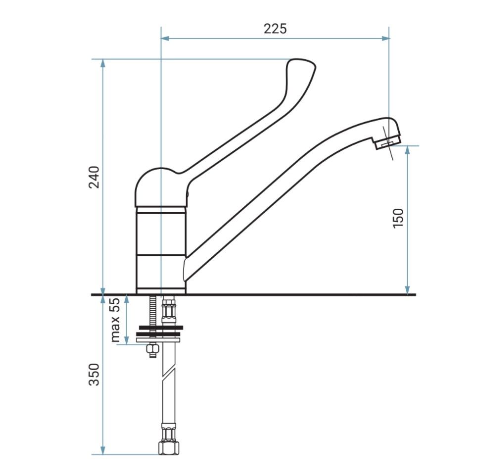Купить смесители Emmevi Ambra, локтевой смеситель для раковины с поворотным изливом, цвет хром оптом Купить смесители Emmevi Ambra, локтевой смеситель для раковины с поворотным изливом, цвет хром оптом