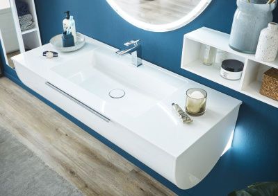 Купить puris rounds 120 см: тумба (1 ящик), полка отдельновисящая, пенал 40 см левый (1 дверь) и раковина черное матовое стекло, цвет мебели белый глянцевый Купить puris rounds 120 см: тумба (1 ящик), полка отдельновисящая, пенал 40 см левый (1 дверь) и раковина черное матовое стекло, цвет мебели белый глянцевый