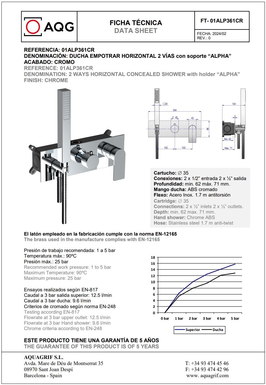 Купить aqg alpha, душевой комплект ec238 на 2-3 потребителя, с настенным кронштейном, цвет хром оптом Купить aqg alpha, душевой комплект ec238 на 2-3 потребителя, с настенным кронштейном, цвет хром оптом