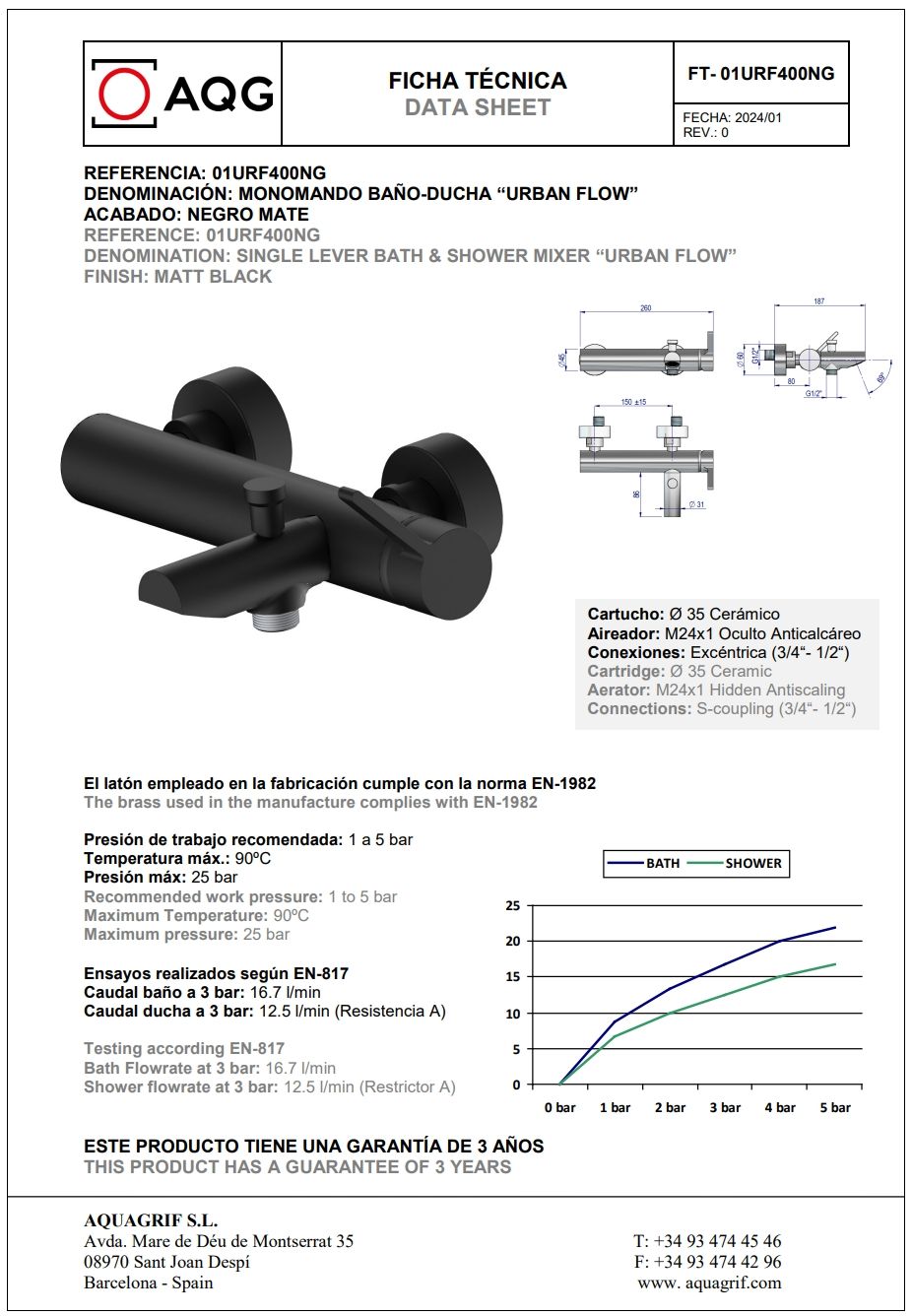 Купить aqg urban flow, однорычажный смеситель для ванны c набором для душа, цвет черный матовый оптом Купить aqg urban flow, однорычажный смеситель для ванны c набором для душа, цвет черный матовый оптом