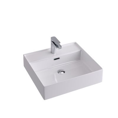 Купить hidra kiub, накладная/подвесная прямоугольная раковина 51x46x12h см, цвет белый глянцевый оптом Купить hidra kiub, накладная/подвесная прямоугольная раковина 51x46x12h см, цвет белый глянцевый оптом