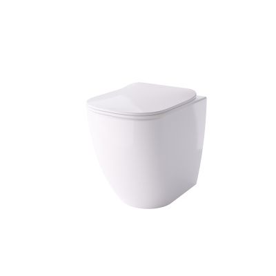 Купить hidra faster, напольный безободковый унитаз c крепежом, 53x36,5 см, цвет черный матовый оптом Купить hidra faster, напольный безободковый унитаз c крепежом, 53x36,5 см, цвет черный матовый оптом