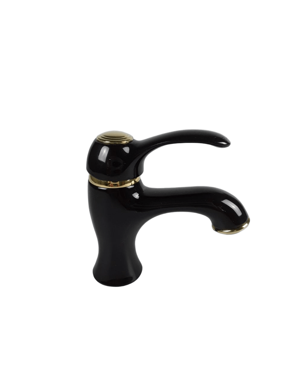 Купить emmevi harmony, однорычажный смеситель для раковины (излив 11 см), с донным клапаном, цвет черный-золото