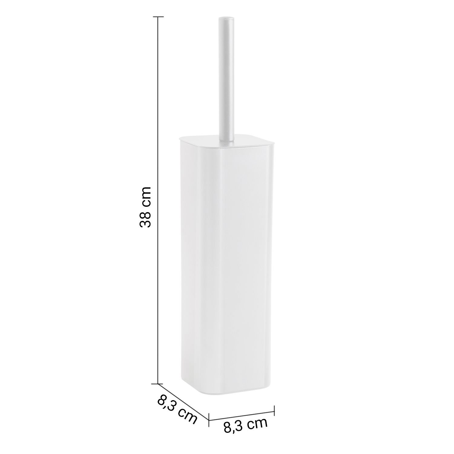 Купить gedy jack, напольный металлический ёрш, цвет белый матовый оптом