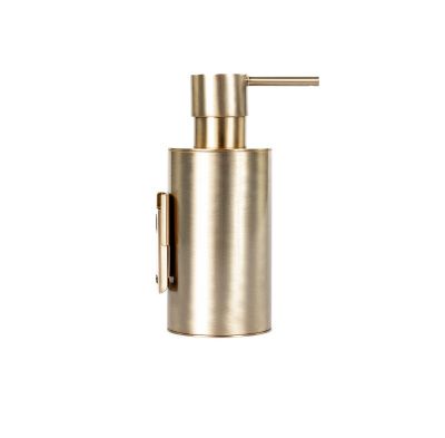 Купить stil haus hashi, настенный металлический дозатор, цвет золото сатин оптом