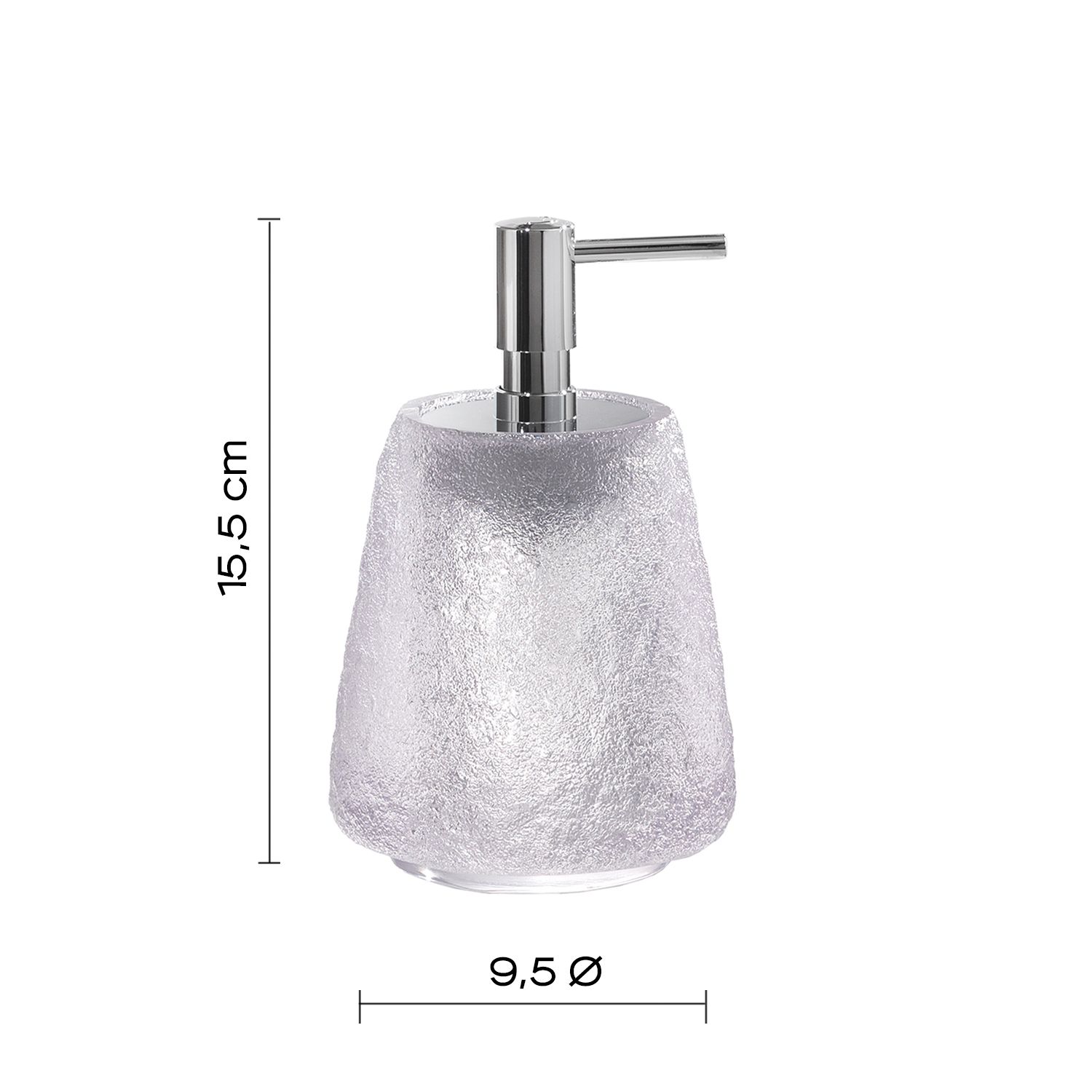 Купить gedy irina, настольный дозатор с пластиковой помпой, цвет прозрачный оптом