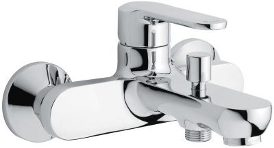 Купить смесители Emmevi Nefer, однорычажный смеситель для ванны (излив 16,6 см), без набора для душа, цвет брашированный никель оптом