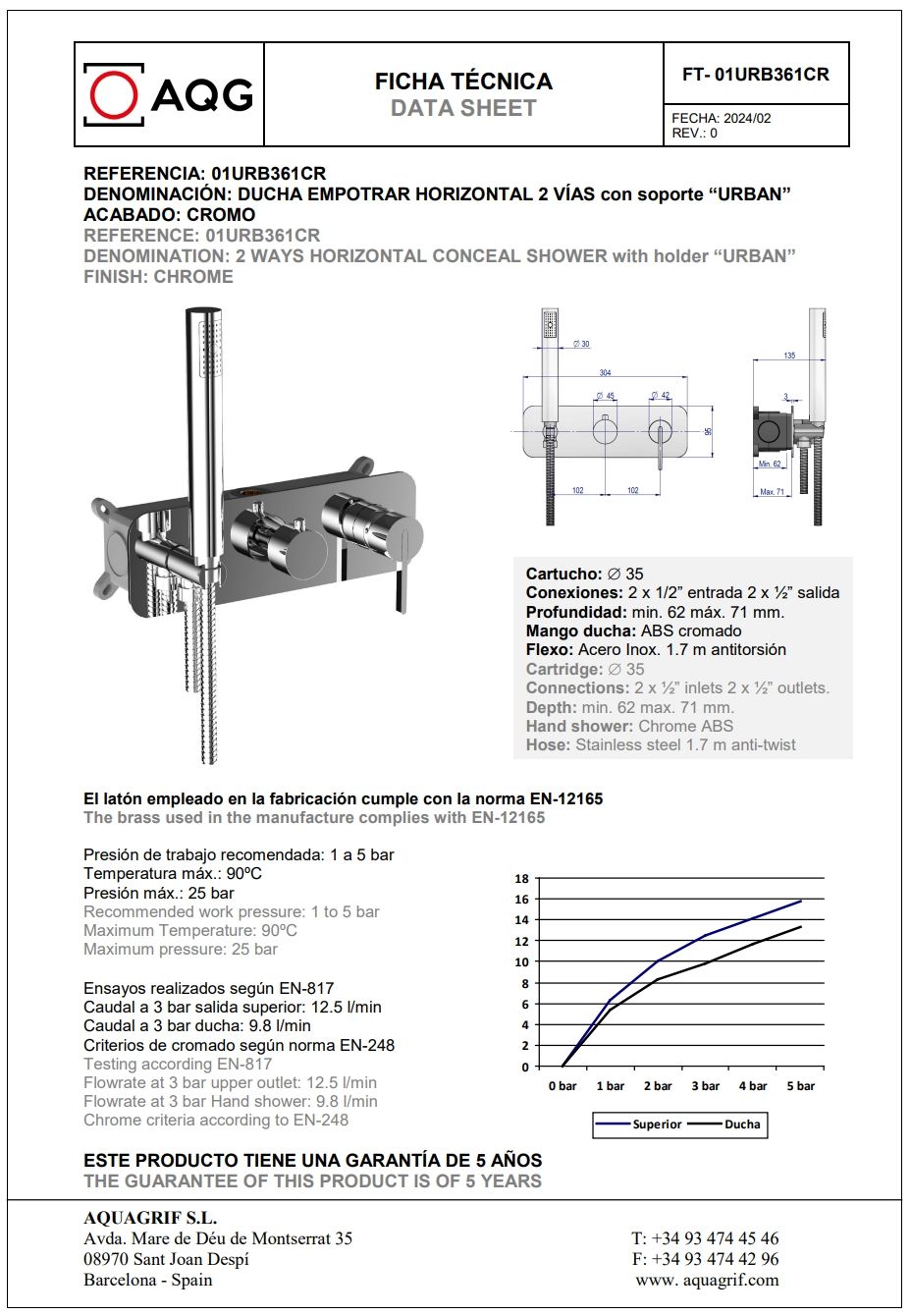 Купить aqg urban, душевой комплект er231 на 2-3 потребителя, с потолочным кронштейном, цвет хром оптом Купить aqg urban, душевой комплект er231 на 2-3 потребителя, с потолочным кронштейном, цвет хром оптом