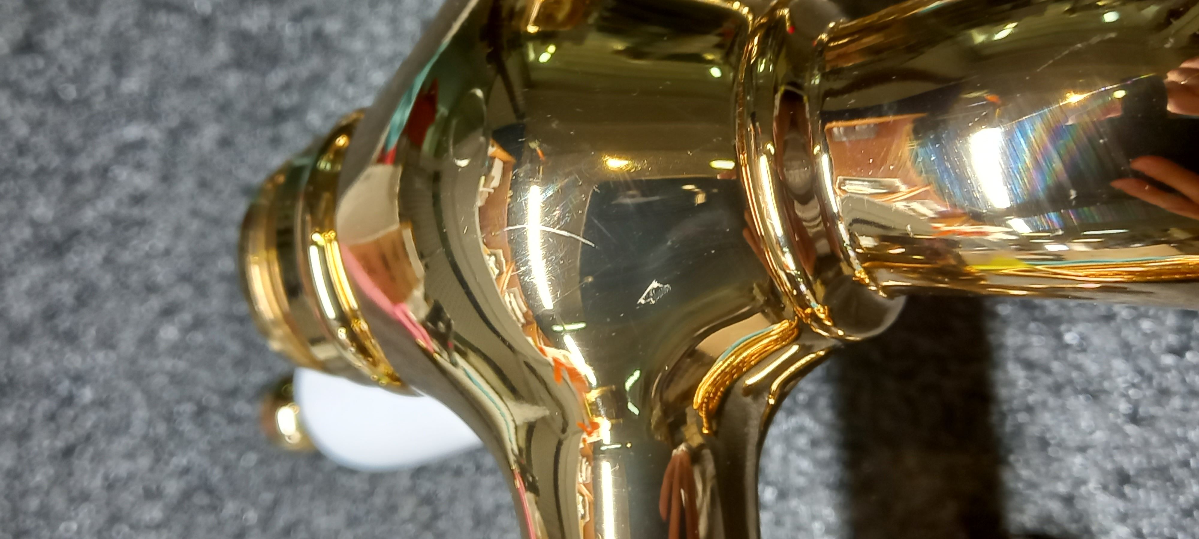 Emmevi Deco Old, 12611-6/OR, двухвентильный смеситель для ванны (излив 14 см), с набором для душа (лейка и дивертер с белой ручкой), цвет золото  