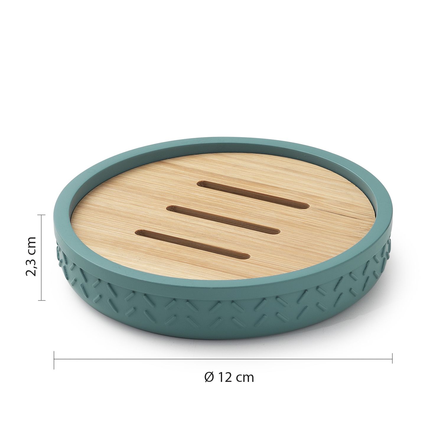 Купить gedy thea, настольная мыльница, цвет зеленый/бамбук оптом