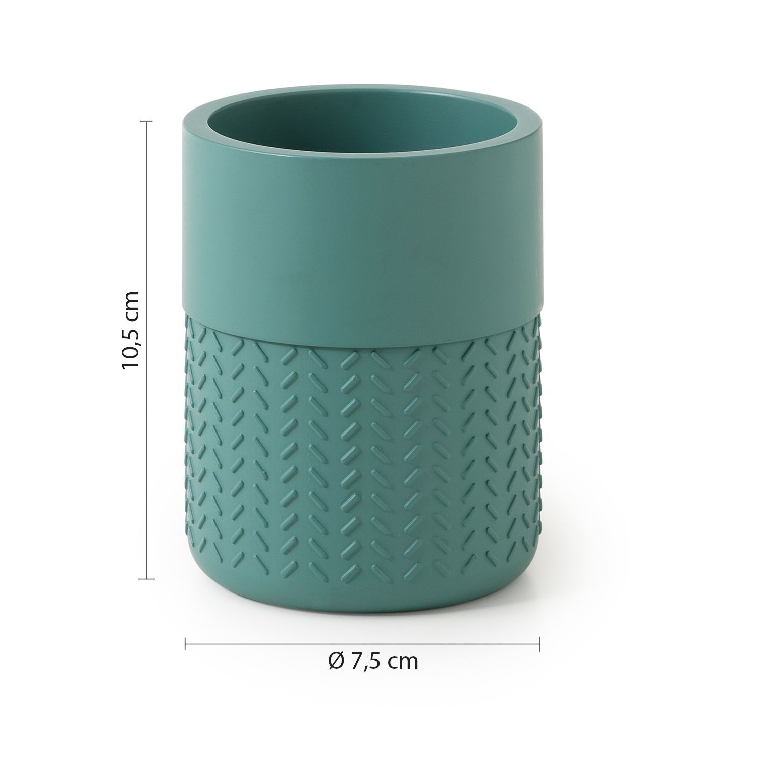 Купить gedy thea, настольный стакан, цвет зеленый оптом