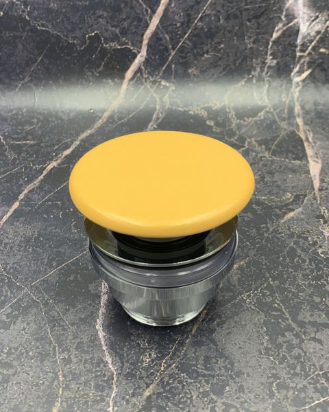 Купить white ceramic blade, накладная прямоугольная раковина 65x40x11,5h см, в комплекте с донным клапаном, цвет оранжевый матовый оптом