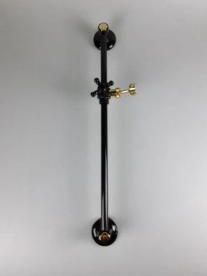 Купить emmevi, классическая штанга с держателем для комплекта c02541, цвет черный-золото оптом