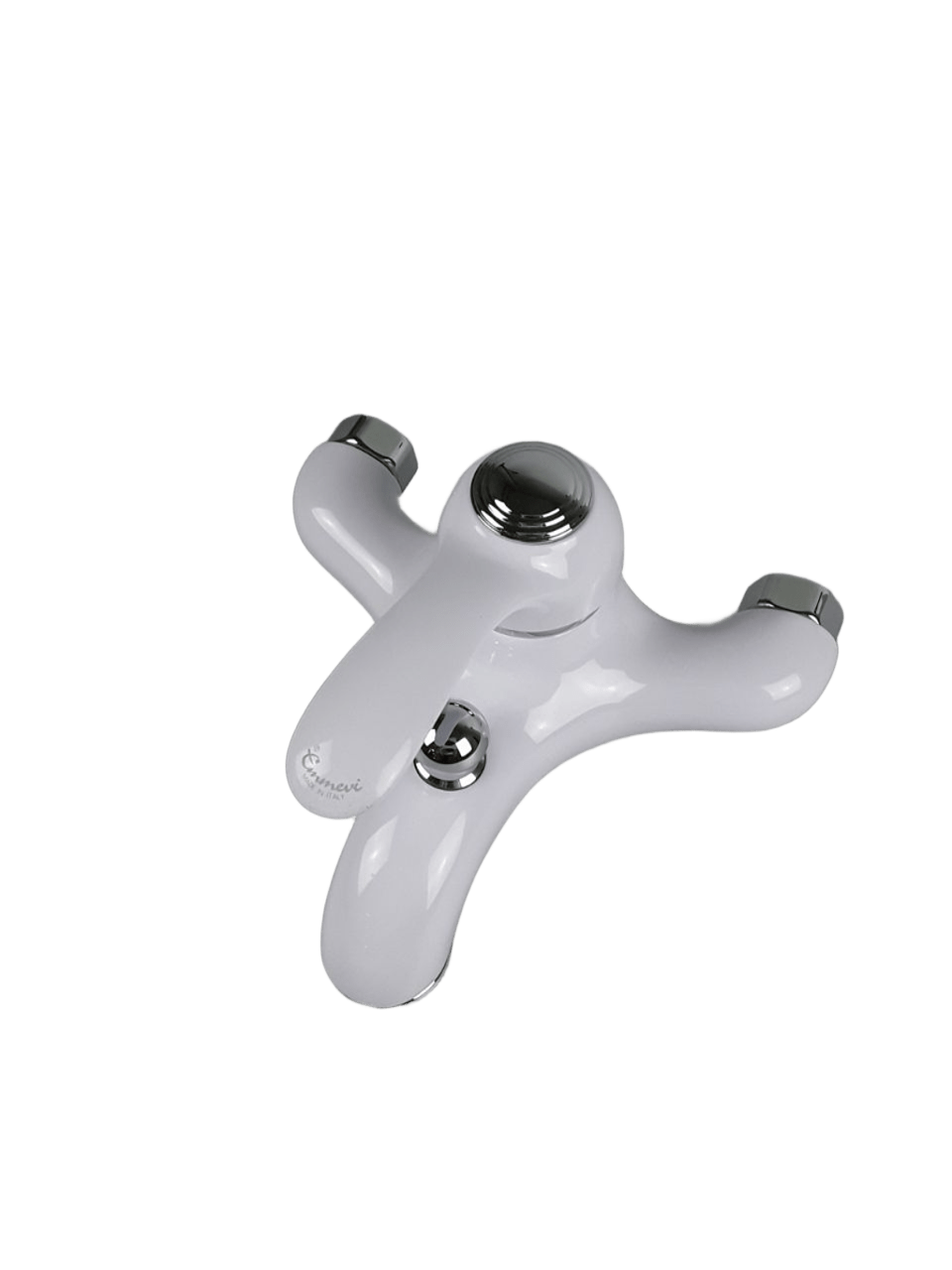 Купить смесители Emmevi Harmony, однорычажный смеситель для ванны (излив 22,5 см), без набора для душа, цвет белый-хром оптом