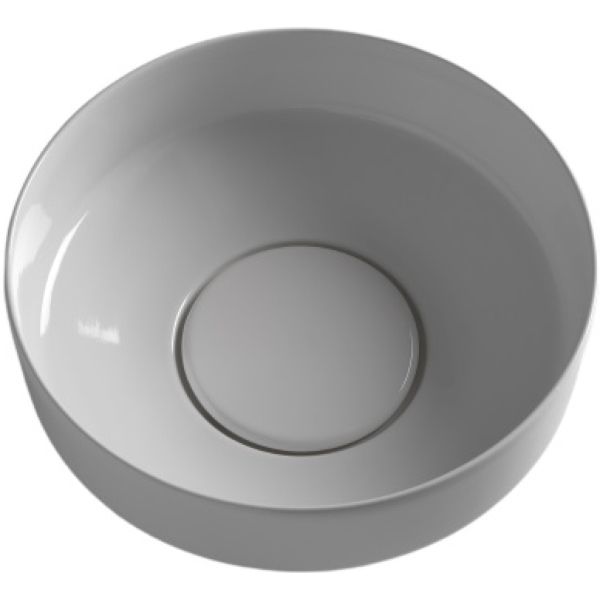 Купить white ceramic was, круглая раковина с пъедесталом, 40x84,5h см, цвет белый глянцевый оптом