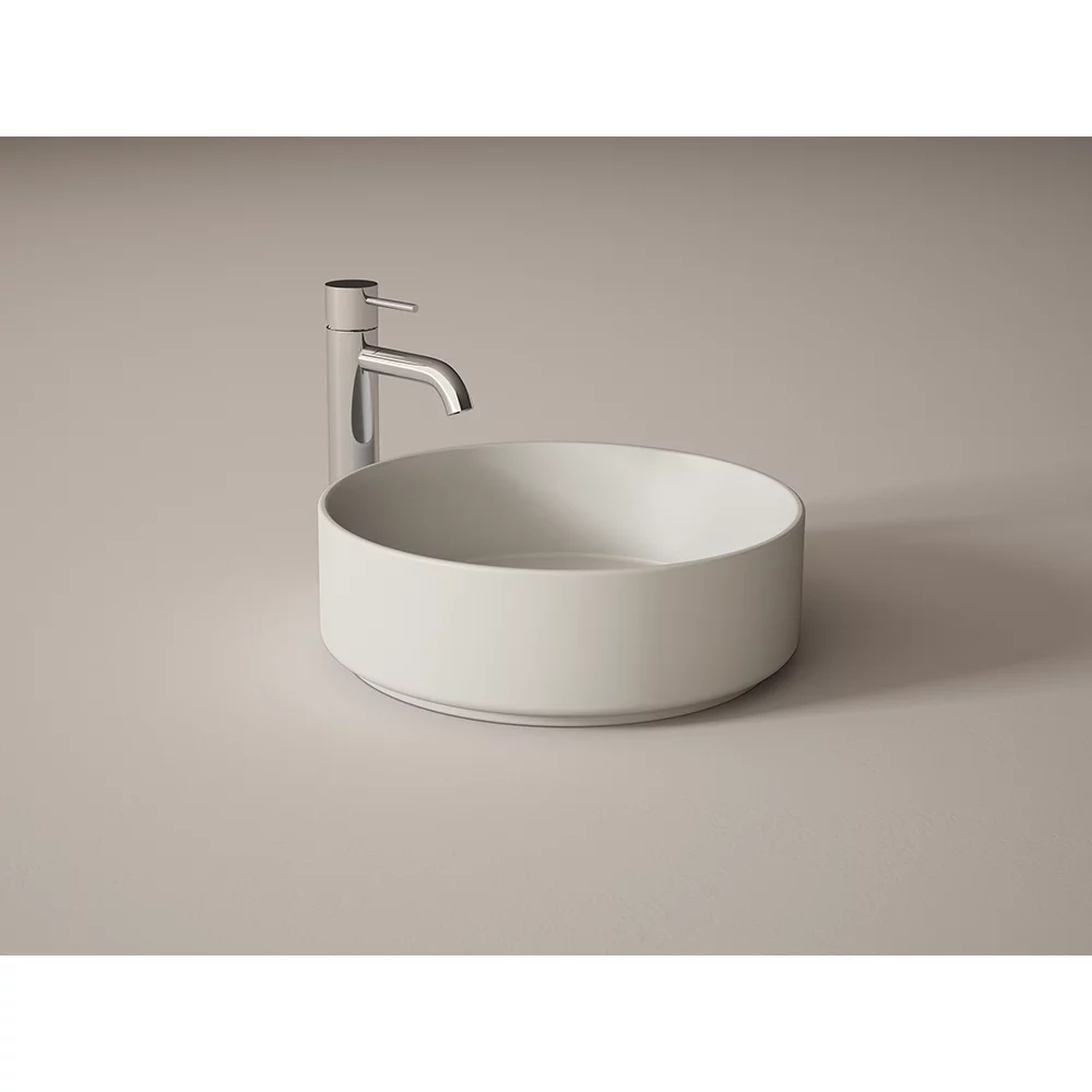 Купить visobath indico, комплект: тумба 100см + столешница + раковина, цвет бежевый матовый лак (cotton-valenti) оптом