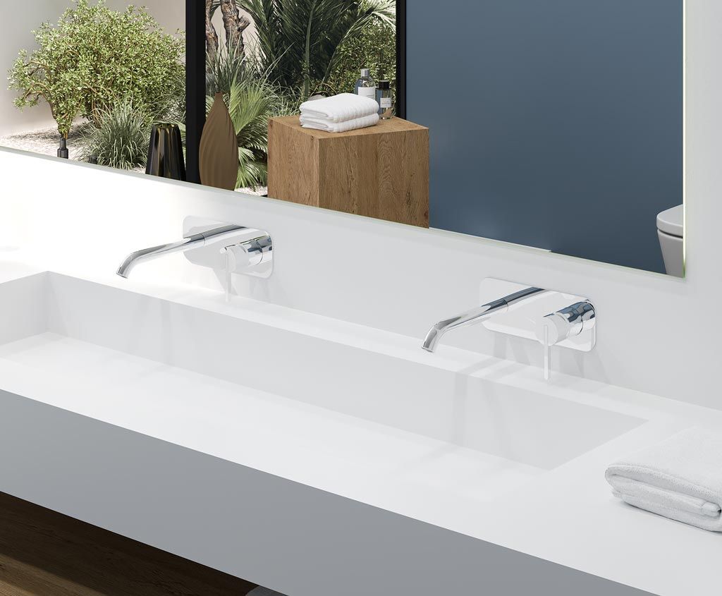 Купить aqg urban one, встраиваемый в стену однорычажный смеситель для раковины, цвет хром оптом Купить aqg urban one, встраиваемый в стену однорычажный смеситель для раковины, цвет хром оптом