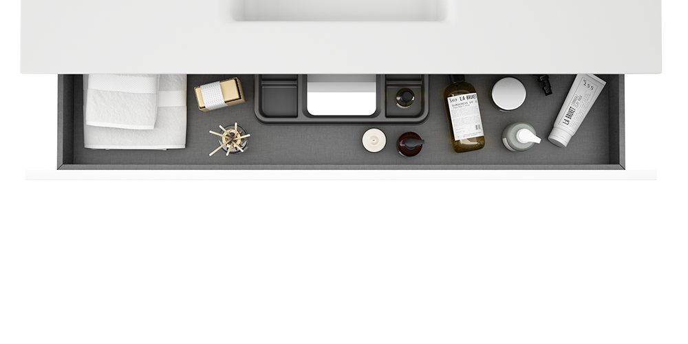 Купить visobath granada, тумба 120 см, 2 ящика c золотыми ручками, цвет белый матовый лак (b-ada) оптом