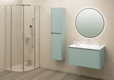 Купить комплект мебели ibx diamante, 800 мм, цвет антрацит матовый лак оптом