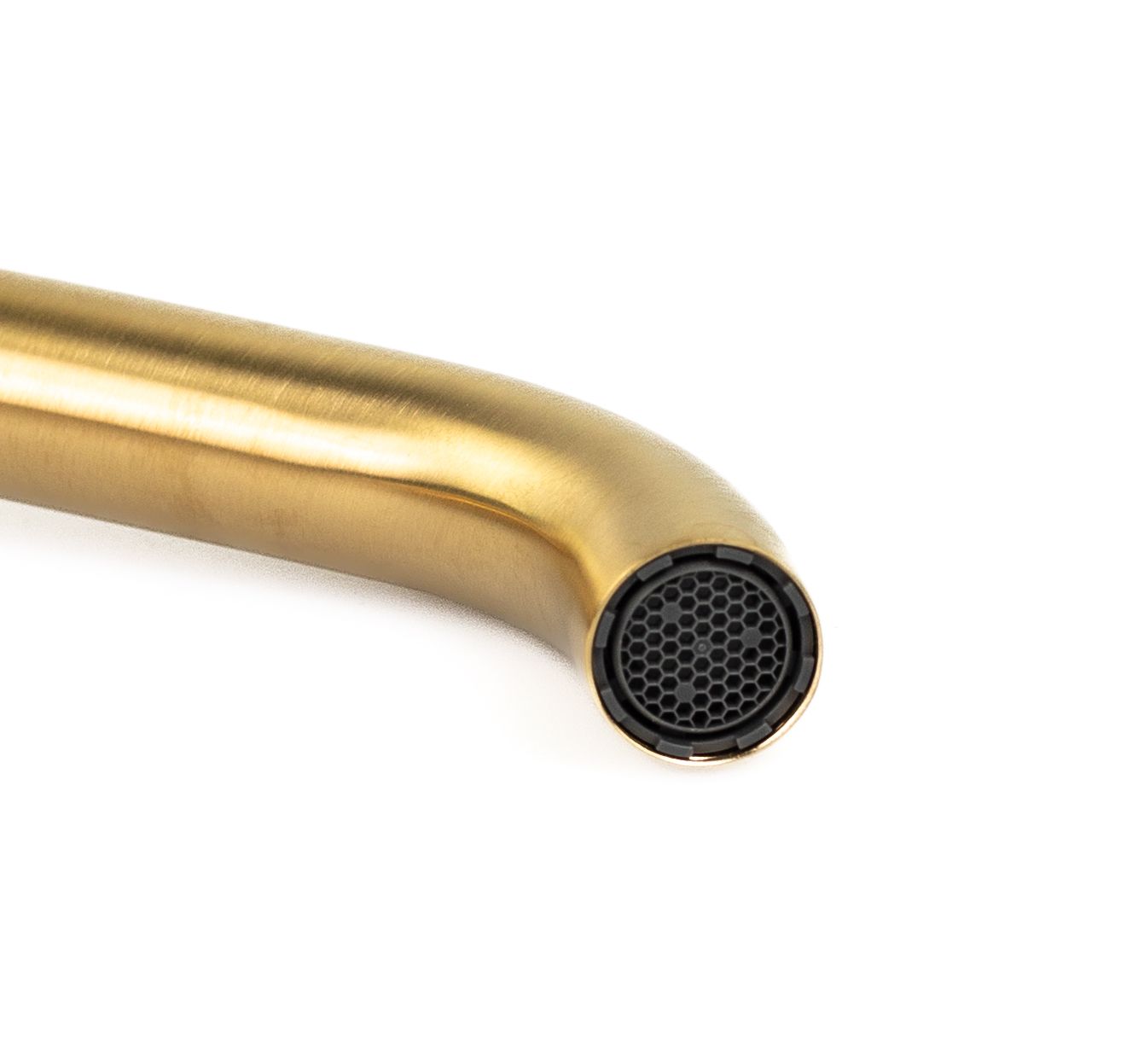 Купить смесители Emmevi Filobrass, однорычажный смеситель для раковины (излив 12 см), с донным клапаном click-clack, цвет брашированное золото оптом Купить смесители Emmevi Filobrass, однорычажный смеситель для раковины (излив 12 см), с донным клапаном click-clack, цвет брашированное золото оптом